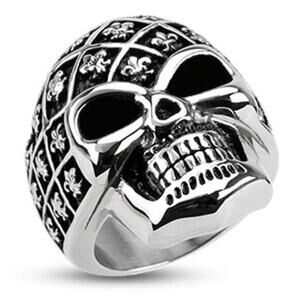 New stainless steel skull ring 10‎